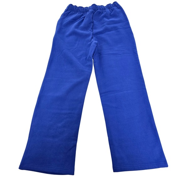 LucidBlanks Royal Blue Wide Leg‎ Sweatpants M 100% Cotton Flared Joggers - Picture 4 of 8